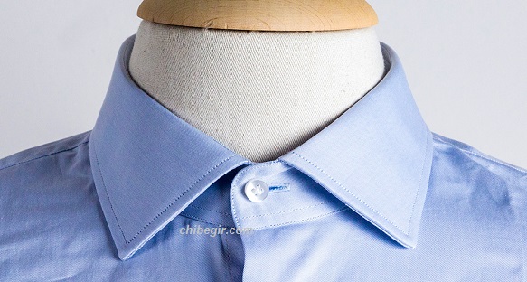 یقه  پهن در پیراهن مردانه