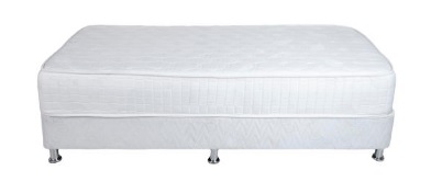 تخت خواب یک نفره آسایش باکس مدلAKA164  به همراه تشک طبی فنری مموری فوم سایز 200 × 120 سانتی‌متر
