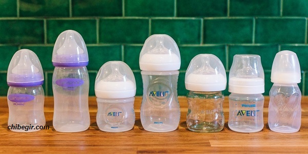 شیشه شیر مناسب نوزاد تازه متولد شده