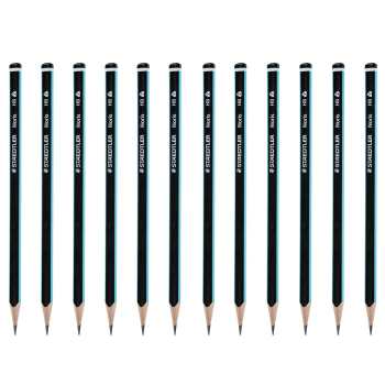 مداد مشکی استدلر مدل Noris بسته 12 عددی