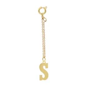 آویز ساعت طلا 18 عیار زنانه آمانژ طرح S کد 792D3183