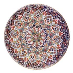 بشقاب میناکاری سفالی کد S04