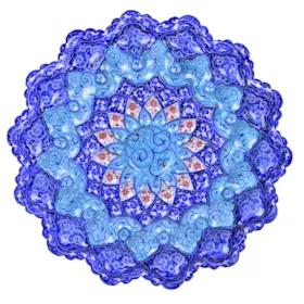 بشقاب میناکاری طرح ماهور کد 30