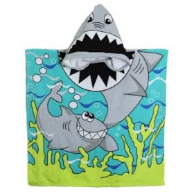 حوله تن پوش کودک هوم اند لایف طرح کوسه سایز 60