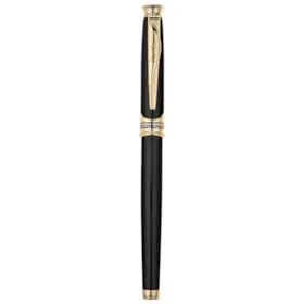 خودنویس پیر کاردین مشکی گیره زرد مدل Jupiter-Gl