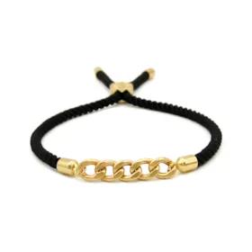 دستبند طلا 18 عیار زنانه مانچو کد bfg211