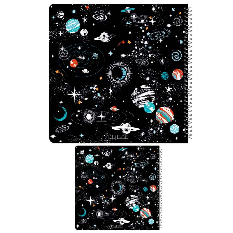  دفتر مستر راد مدل بولت ژورنال نقطه‌ای طرح کهکشانی کد 1522 مجموعه 2 عددی