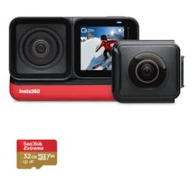 دوربین فیلم برداری ورزشی اینستا 360 مدل ONE R TWIN EDITION به همراه کارت حافظه