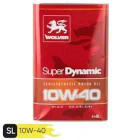روغن موتور خودرو ولور مدل Super dynamic 10W40 SN حجم 4 لیتر