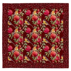 رومیزی طرح انار شب یلدا کد 956