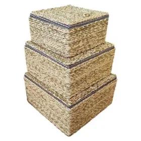سبد حصیری مدل AF303 مجموعه 3 عددی