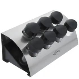 سرویس ادویه اورانوس مدل UHR-210 طرح خشدار مشکی