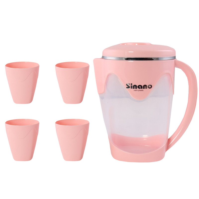 سرویس پارچ و لیوان 5 پارچه سینانو مدل رادین کد 102772