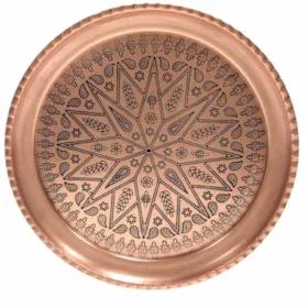 سینی مسی زنجان کد 1901 قطر 22 سانتی متر