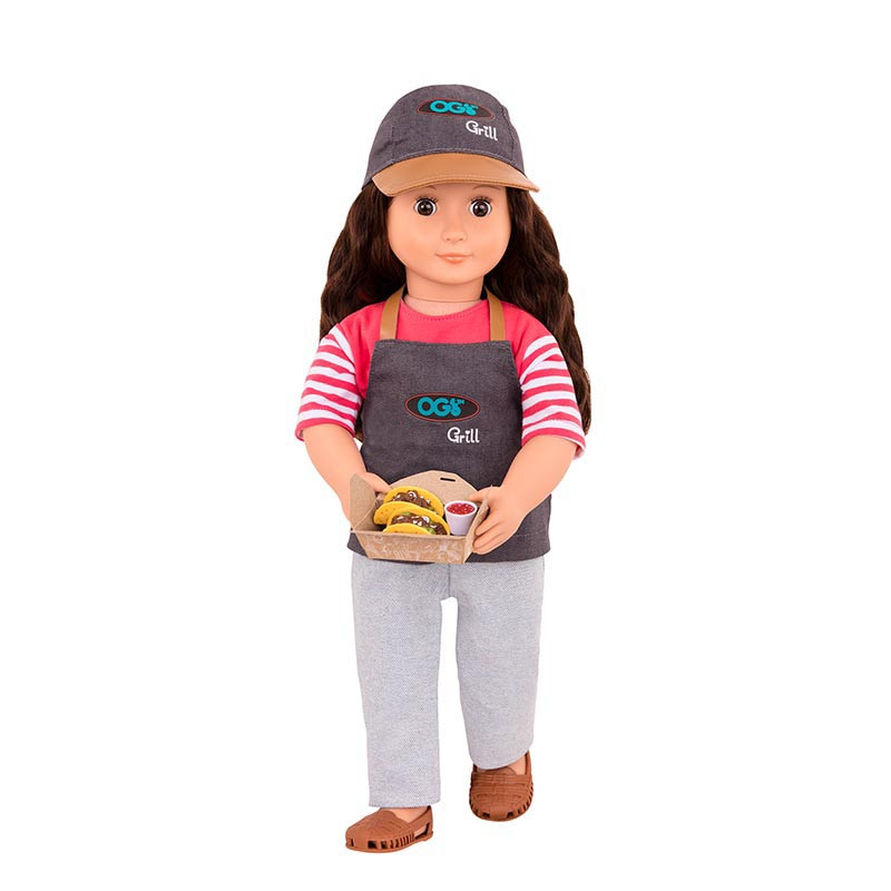 عروسک طرح دخترانه مدل Rayna ارتفاع 46 سانتی متر