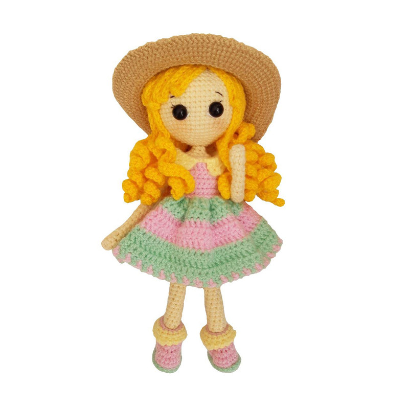 عروسک‌ بافتنی طرح دخترانه