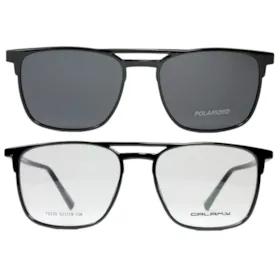 فریم عینک طبی گلکسی مدل 70235 به همراه کاور آفتابی