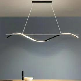 لوستر آویز چشمه نور کد L6357/1BK
