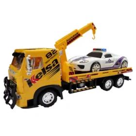 ماشین بازی دورج تویز طرح جرثقیل مدل Tow Truck مجموعه 2 عددی