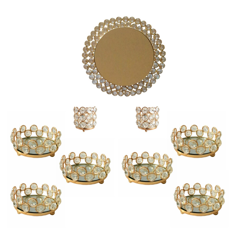 مجموعه ظروف هفت سین 9 پارچه مدل cbhftsntaji