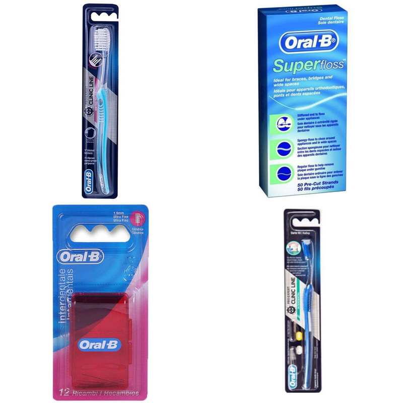 مجموعه مراقبت از دندان اورال-بی مدل ارتودنسی