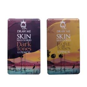 مداد رنگی ام کیو مدل Light & Dark SKIN مجموعه 24 عددی