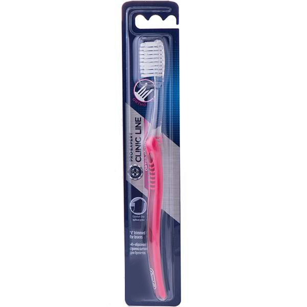 مسواک ارتودنسی کلینیک لاین مدل Ortho Brush با برس نرم