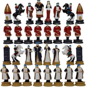 مهره شطرنج مدل E07 مجموعه 32 عددی