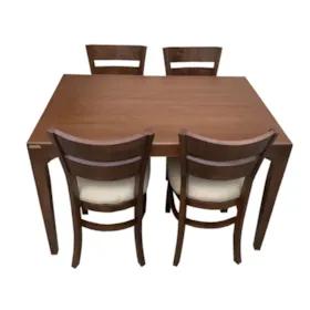 میز و صندلی ناهار خوری اسپرسان چوب کد Sm56
