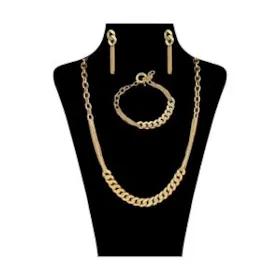 نیم ست طلا 18 عیار زنانه مایا ماهک مدل MS0555 طرح کارتیه