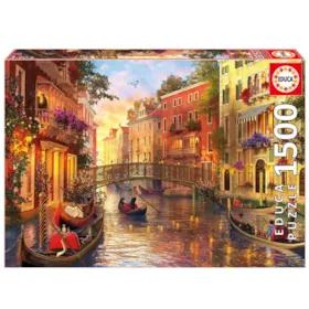 پازل 1500 تکه ادوکا مدل Sunset Of Venice