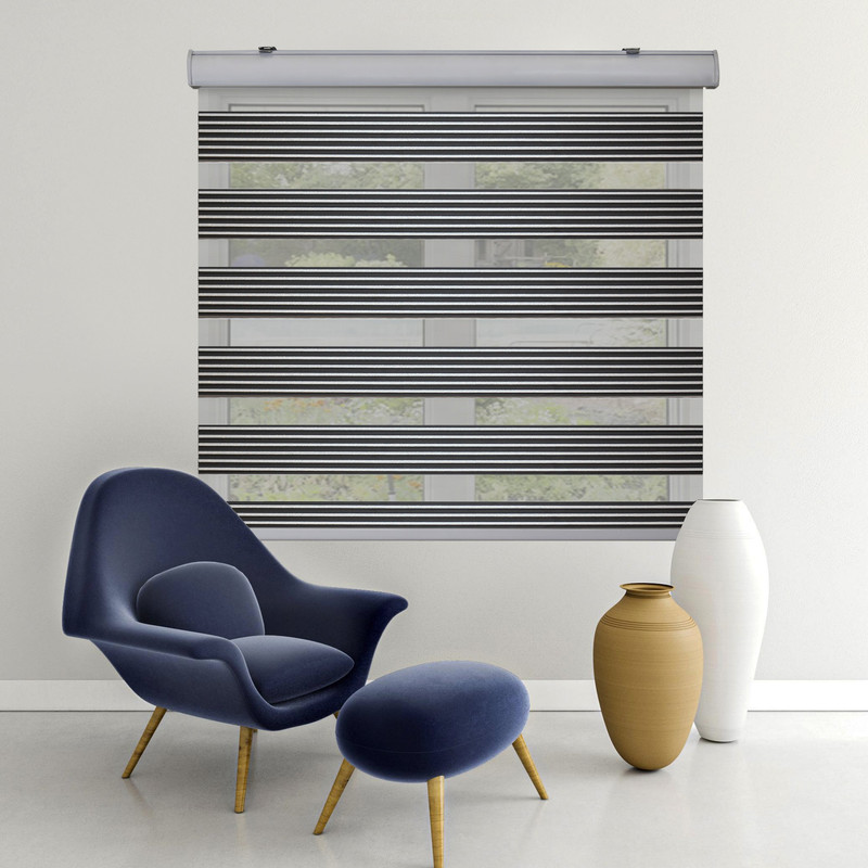 پرده زبرا زیو کد 611 سایز 150 × 110 سانتی‌ متر