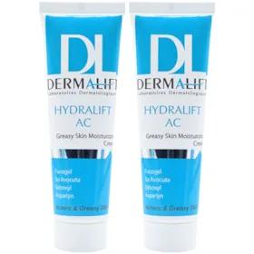کرم مرطوب کننده پوست چرب درمالیفت مدل Hydralift AC Cream حجم 50 میلی لیتر بسته دو عددی