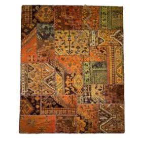 کلاژ فرش دستبافت 3 متری مدل چهل تکه وینتیج کد 5436