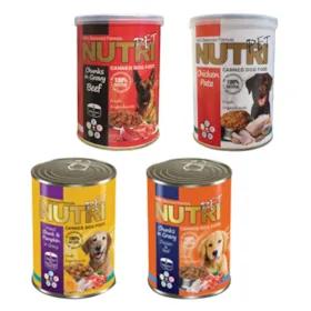 کنسرو غذای سگ نوتری پت مدل Pack 1 وزن 425 گرم مجموعه 4 عددی