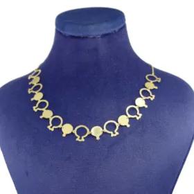 گردنبند طلا 18 عیار زنانه کانیار گالری طرح انار مدل یلدا 9