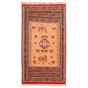 گلیم دستباف کناره طول دو متر سی پرشیا کد 188031