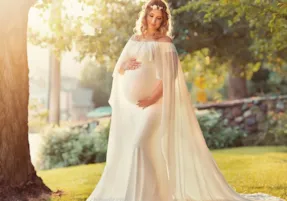 لباس مجلسی بارداری: جدیدترین مدل لباس حاملگی مجلسی (بلند، کوتاه، حریر...)